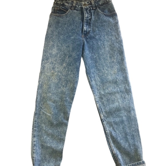 VTG 80’s Georges Marciano GUESS Stonewash Cheeky Jeans Sz. 29X31 High Waisted - Picture 2 of 7